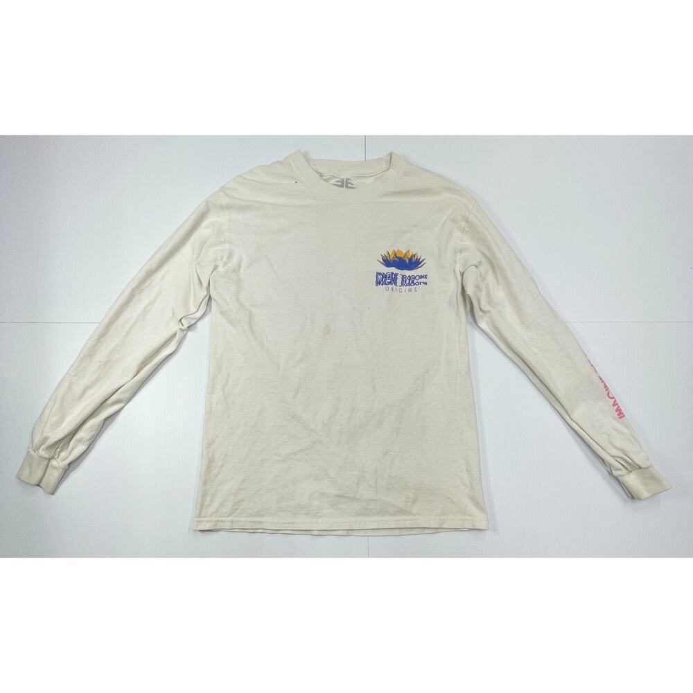 imagine dragons shirt white graphic long sleeve unisex small